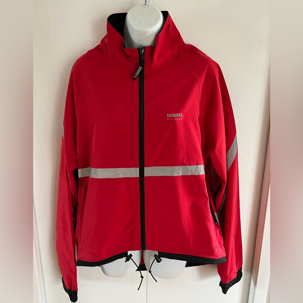 Unisex reflective running jacket